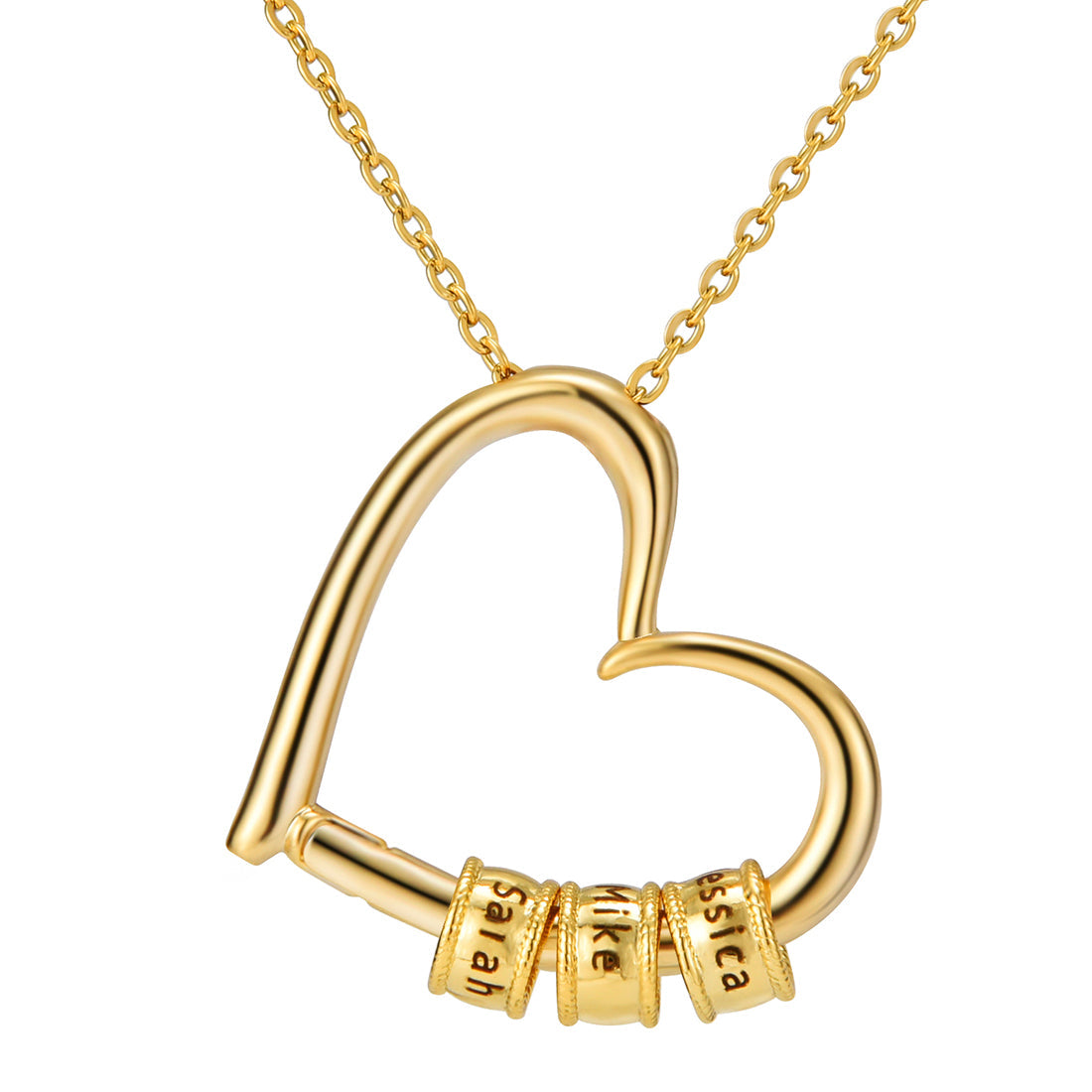 "To My Mom" - Family's Love Engraved Pendant