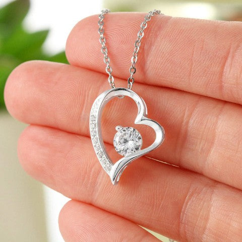 "To My Daughter" - Mom's Forever Love Necklace Gift Set