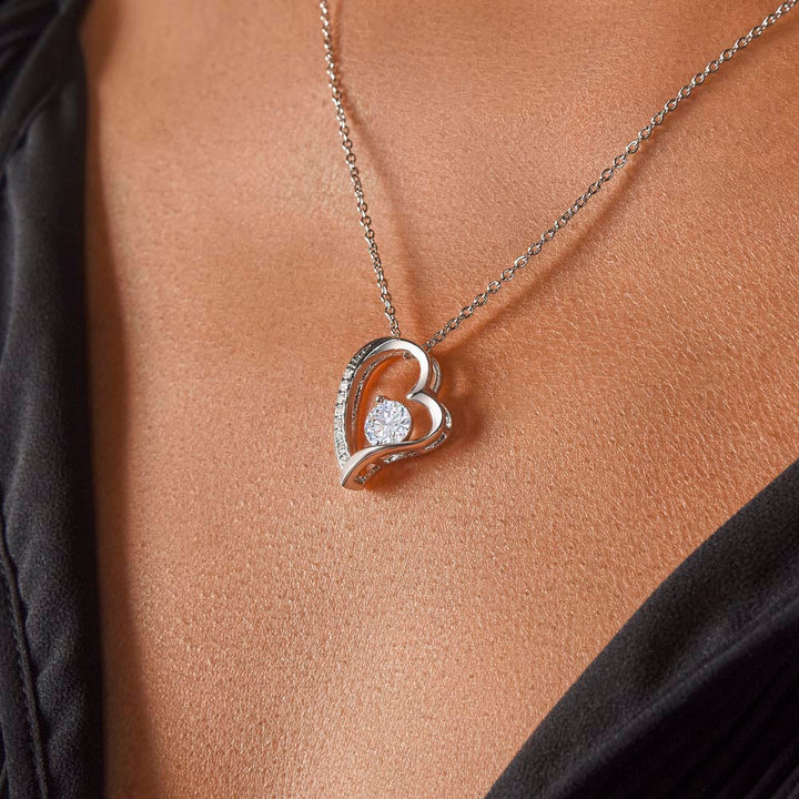"To My Daughter" - Mom's Forever Love Necklace Gift Set