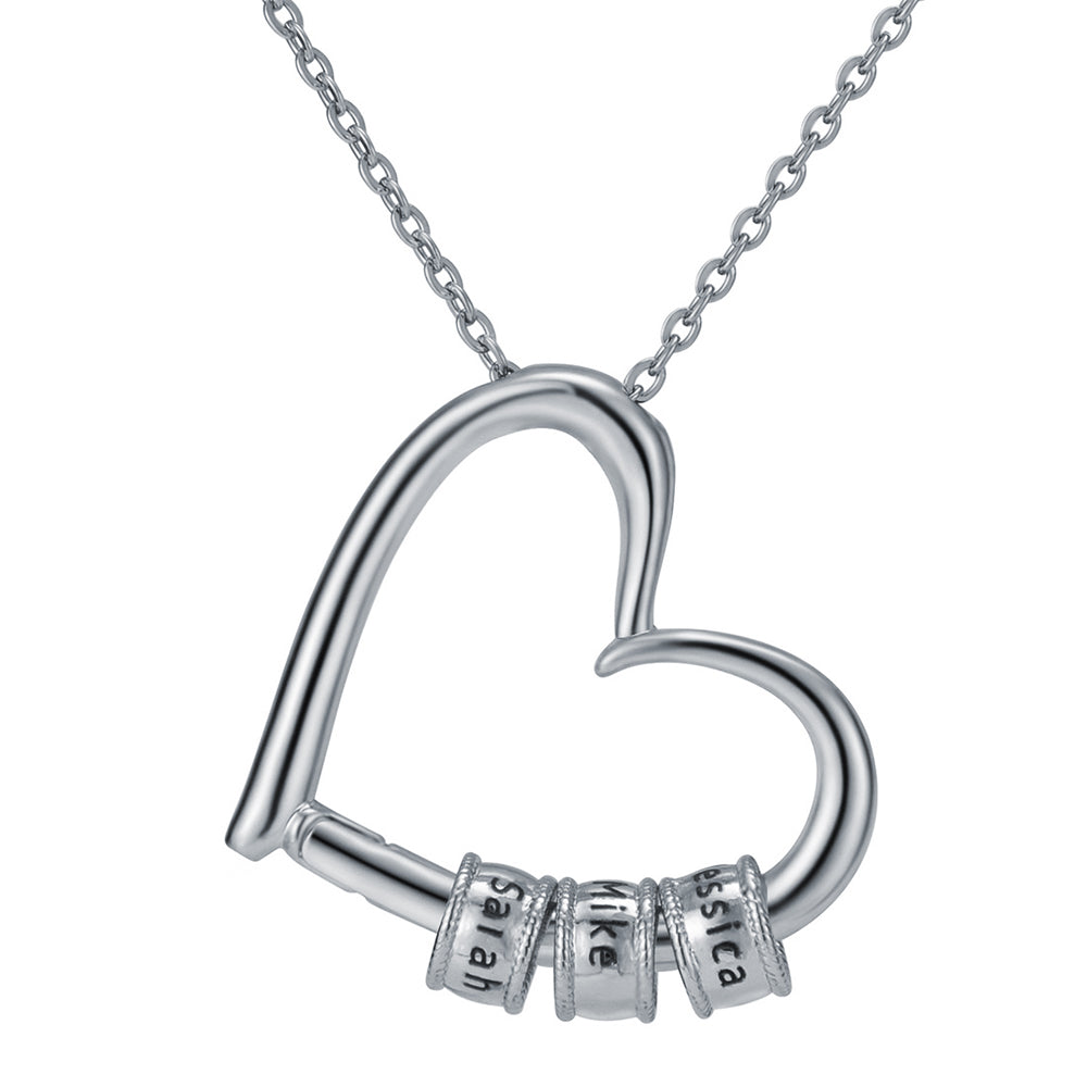 "To My Mom" - Daughter's Love Engraved Pendant