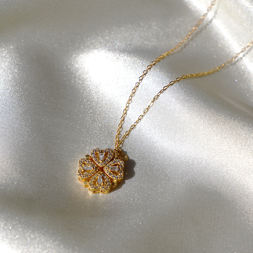 Daughter's 4-Leaf Clover "Lucky Charm" Necklace